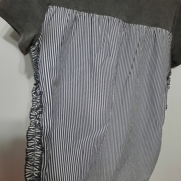 Moiety Color Block Grey Tee - Picture 4 of 4